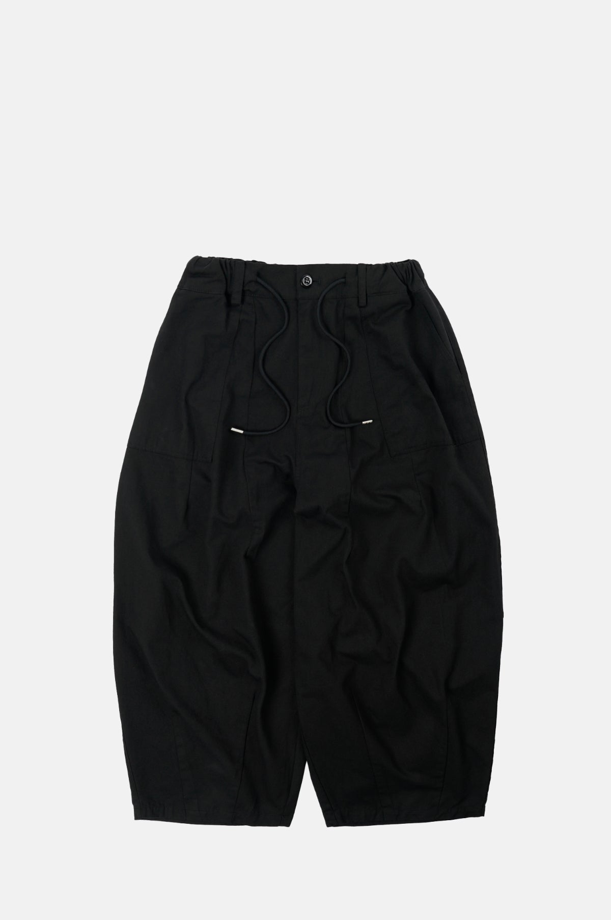 Twill Balloon Pants Black