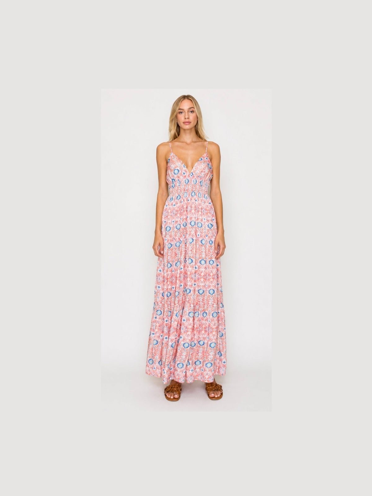 Sunset Tapestry Maxi Dress