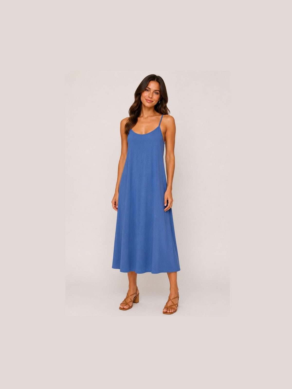 Woven Dress - Blue