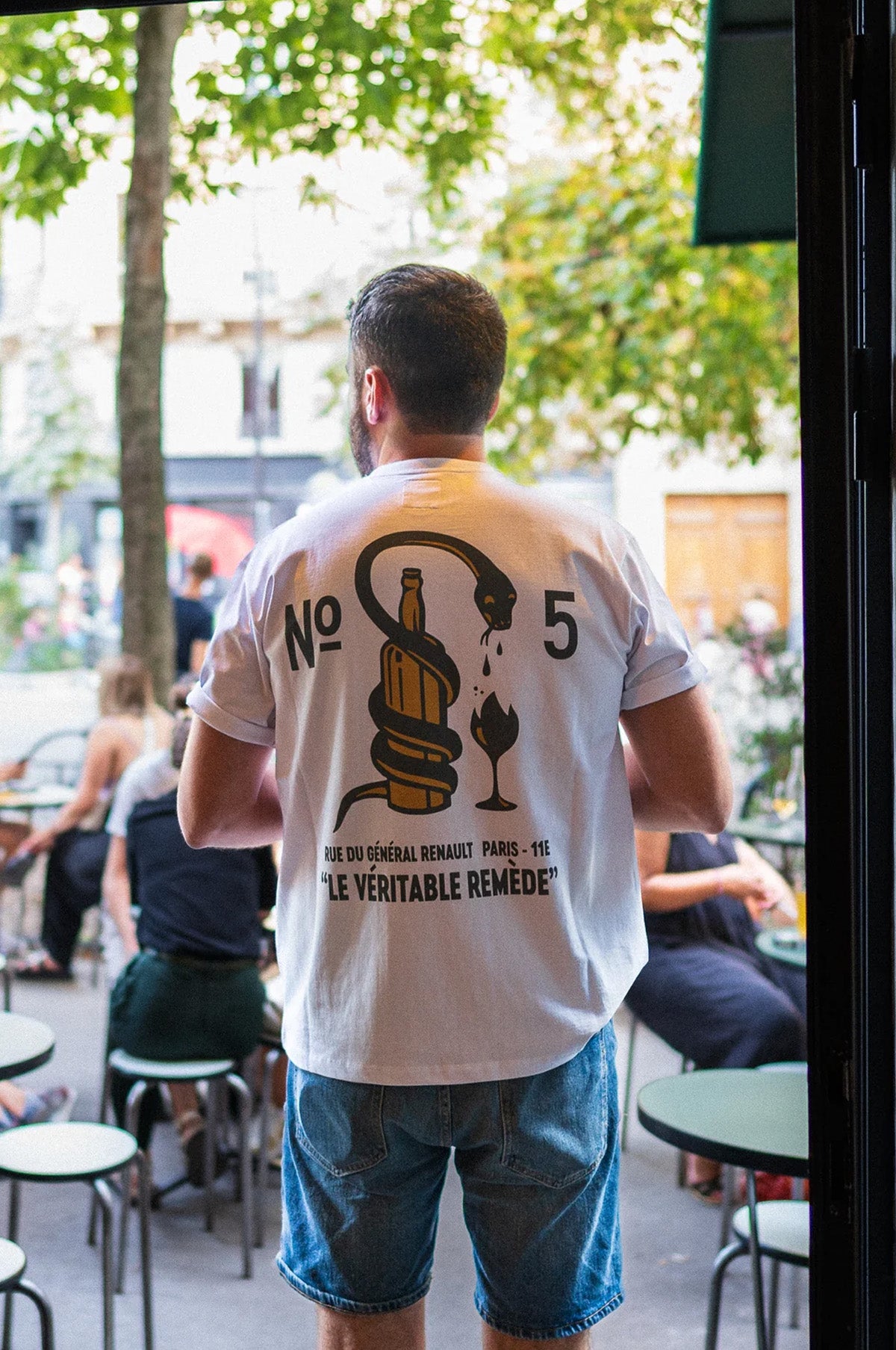 Bar Principal No5 White T-Shirt