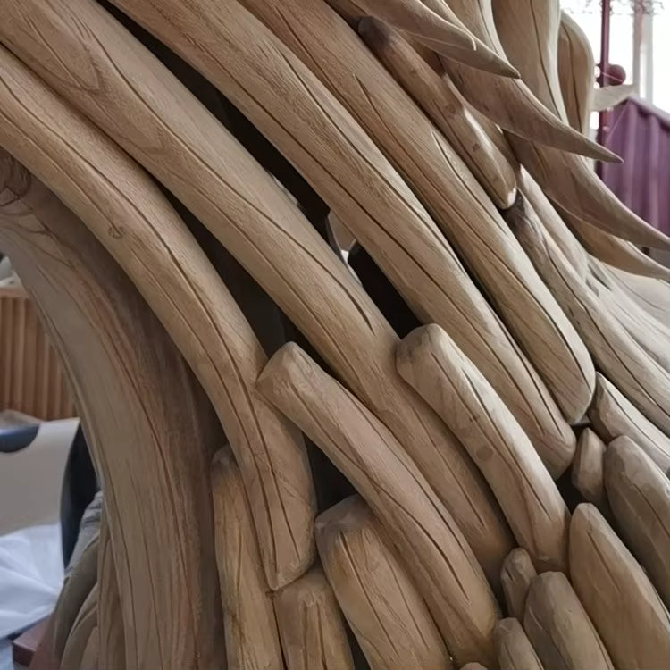 ArtZ® Solid Wood Handmade Artisan Stallion Sculpture