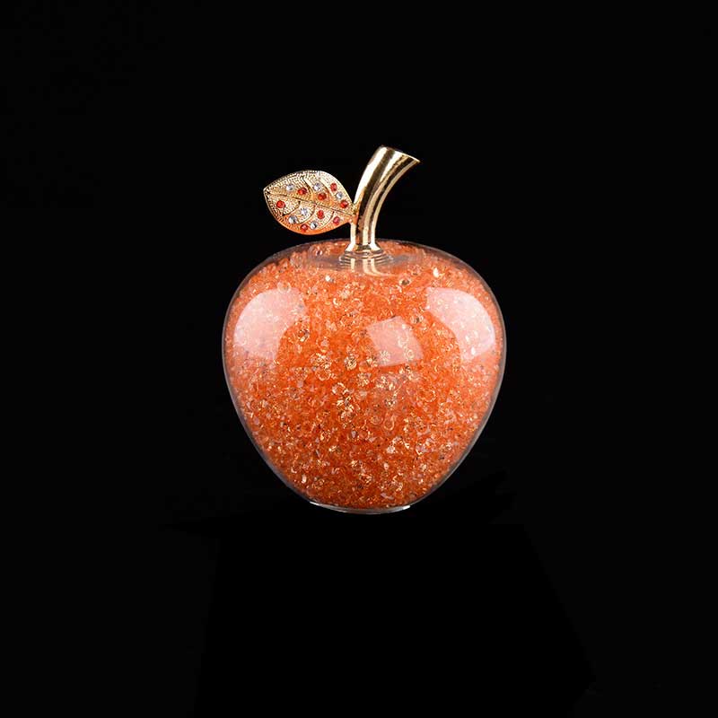 ArtZ® Handmade Crystal Apple Figurine