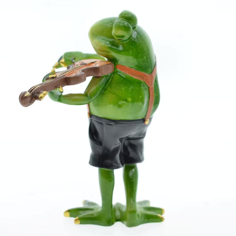 ArtZ® Croak ‘n’ Roll Frog Sculpture