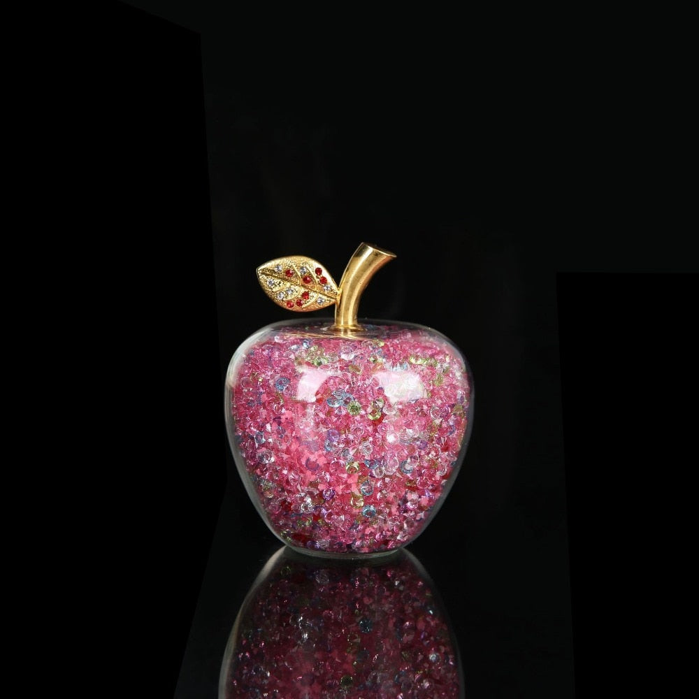 ArtZ® Handmade Crystal Apple Figurine