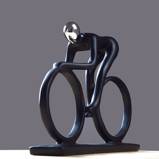 ArtZ® Nordic Abstract Cyclist Sculpture