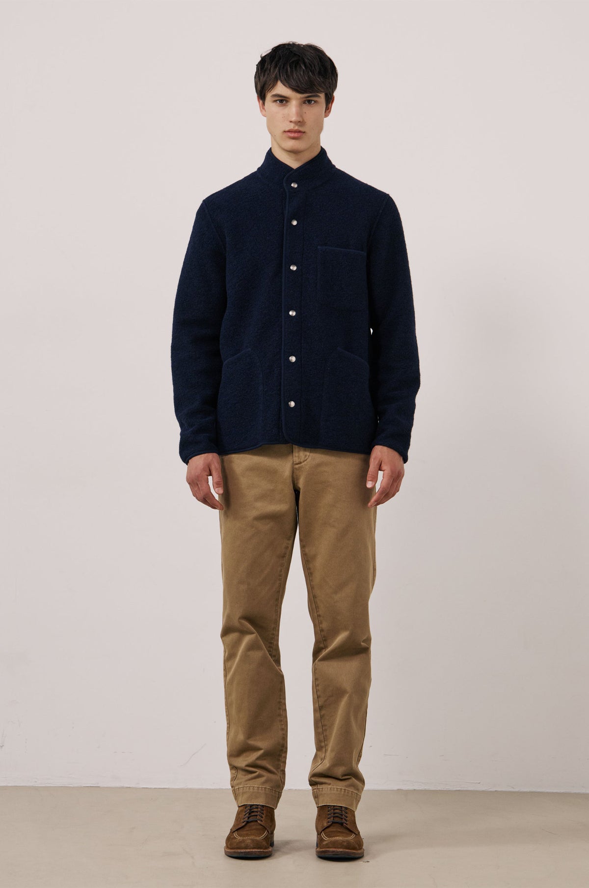 Jock Knitted Jacket Navy