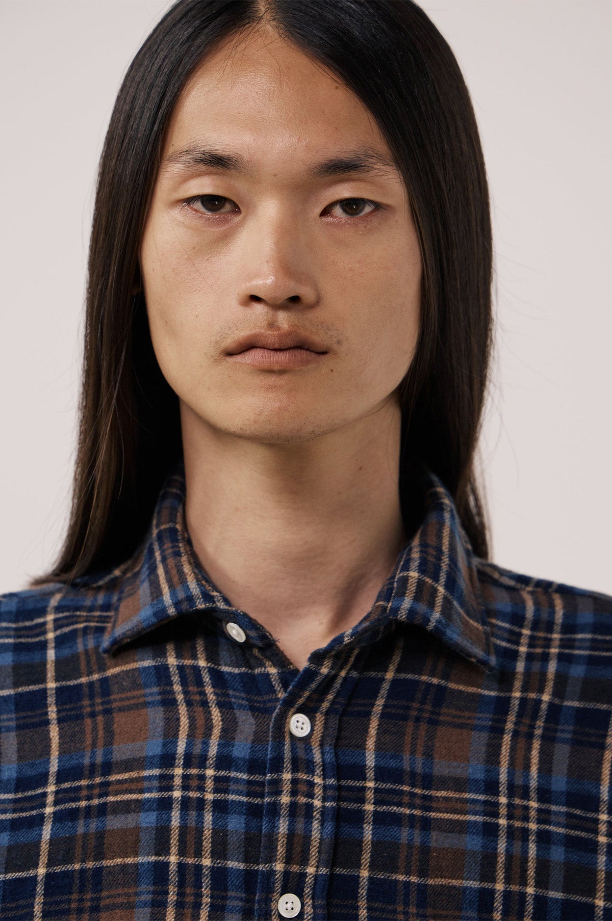 Paul Shirt Brown & Blue