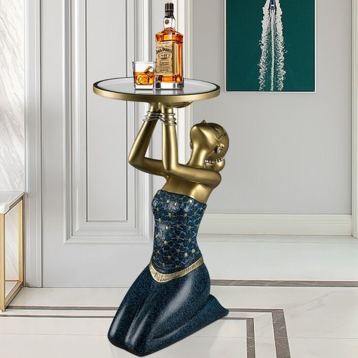 ArtZ® Woman Sculpture Tray Table