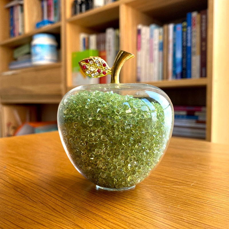 ArtZ® Handmade Crystal Apple Figurine