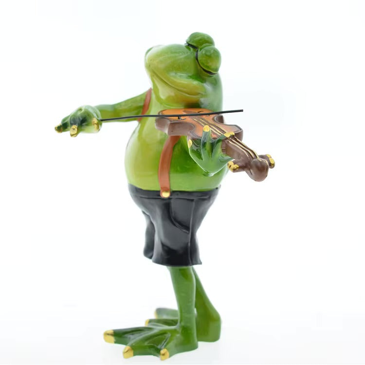 ArtZ® Croak ‘n’ Roll Frog Sculpture