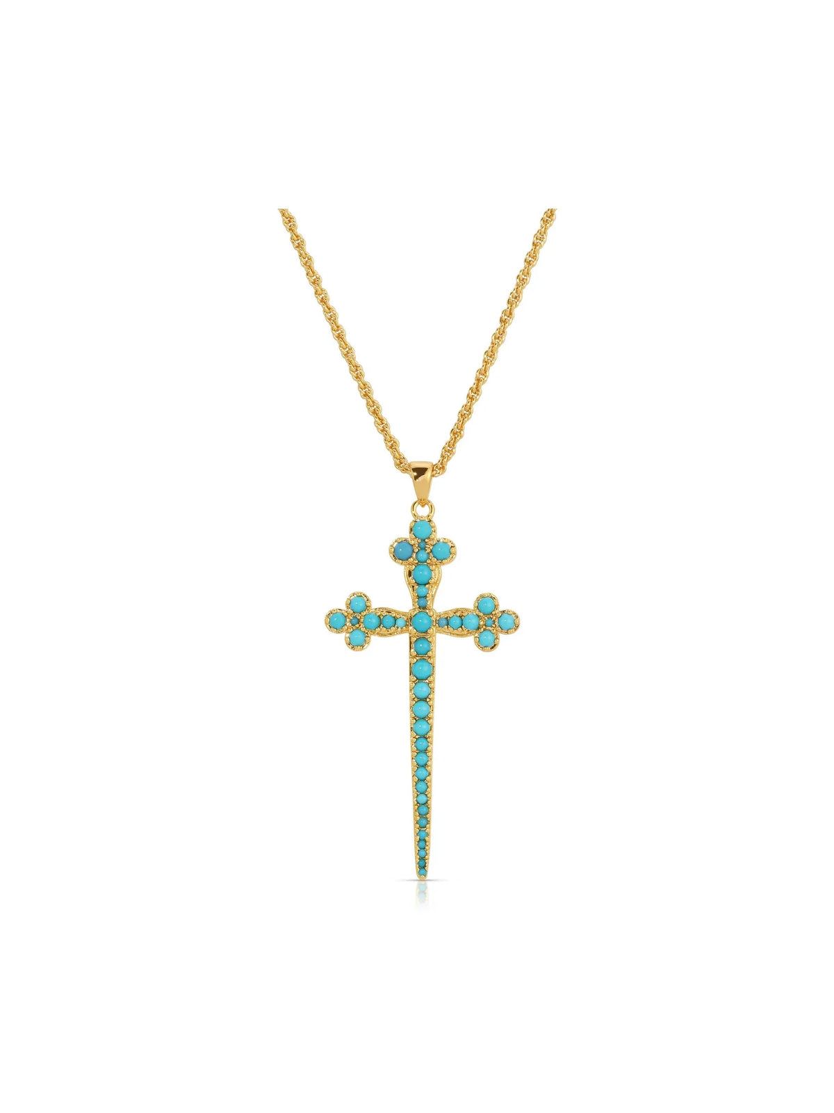 Athena Cross - Turquoise