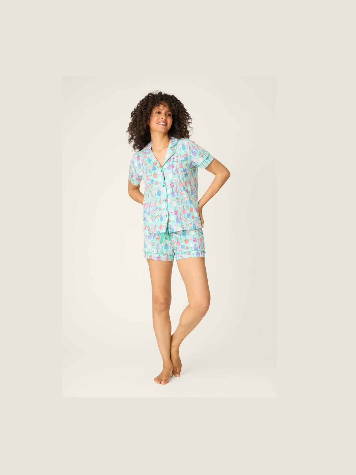 Whimsy Paddle Party Short PJ Set