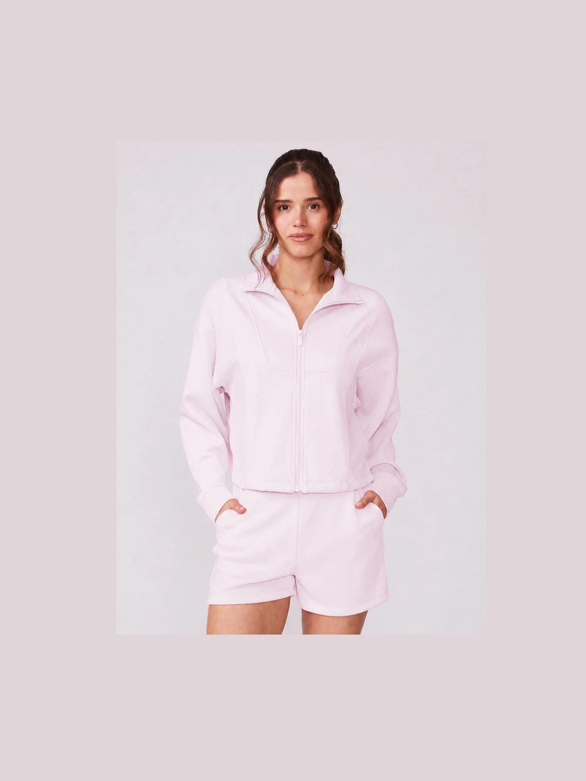 Rib Mix Jacket - Sweet Taffy