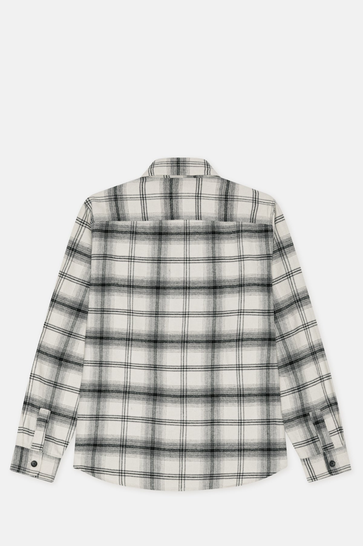 Check Overshirt Black