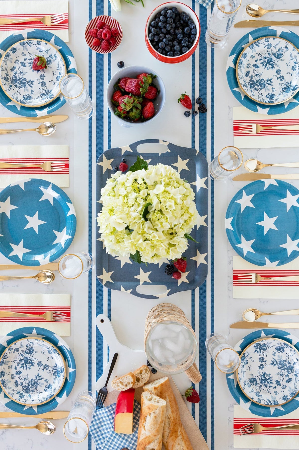 Hamptons Paper Table Runner