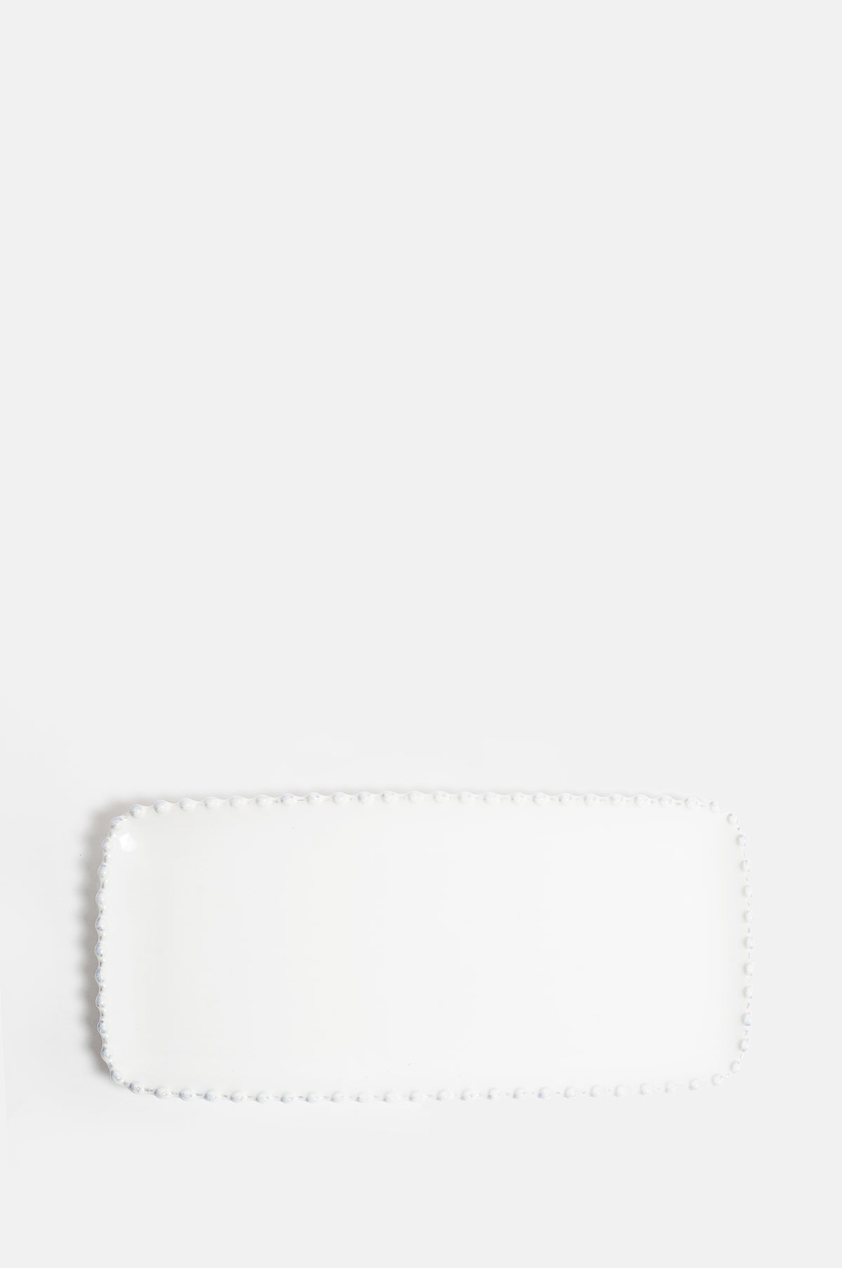 Pearl White Rectangular Tray