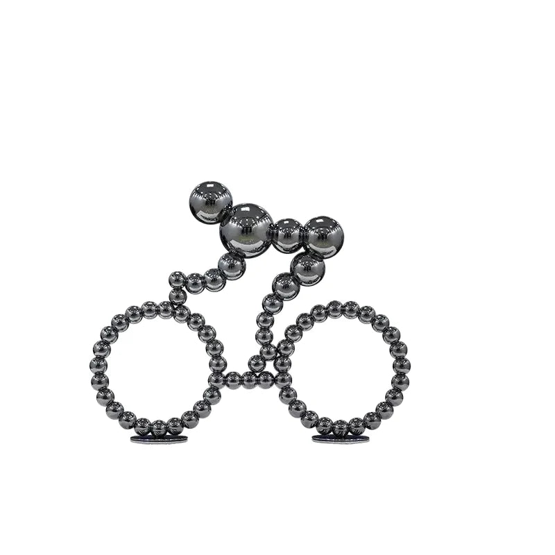 ArtZ® Stainless Steel Bubble Bike Sculpture