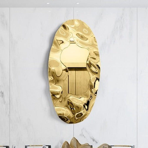 ArtZ® Stainless Steel Oval Mirror