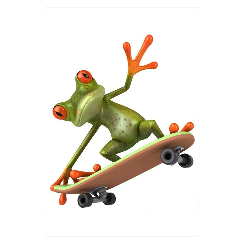 ArtZ® Most Interesting Frog In The World Paintings