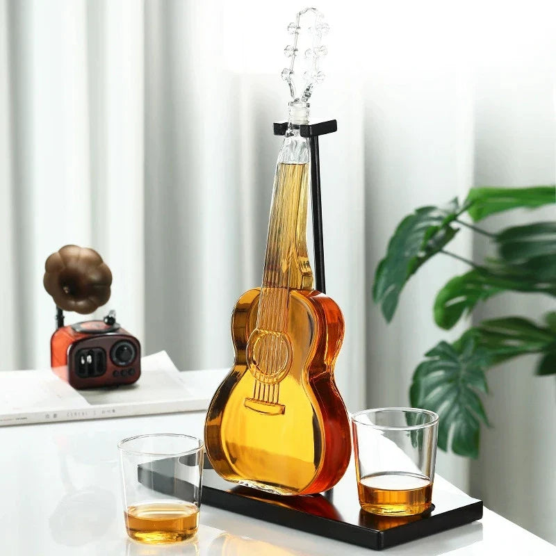 ArtZ® Rock ’n Pour Guitar Decanter Set