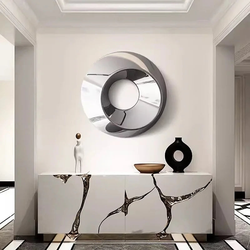 ArtZ® Geometric Eye Stainless Steel Wall Sculpture