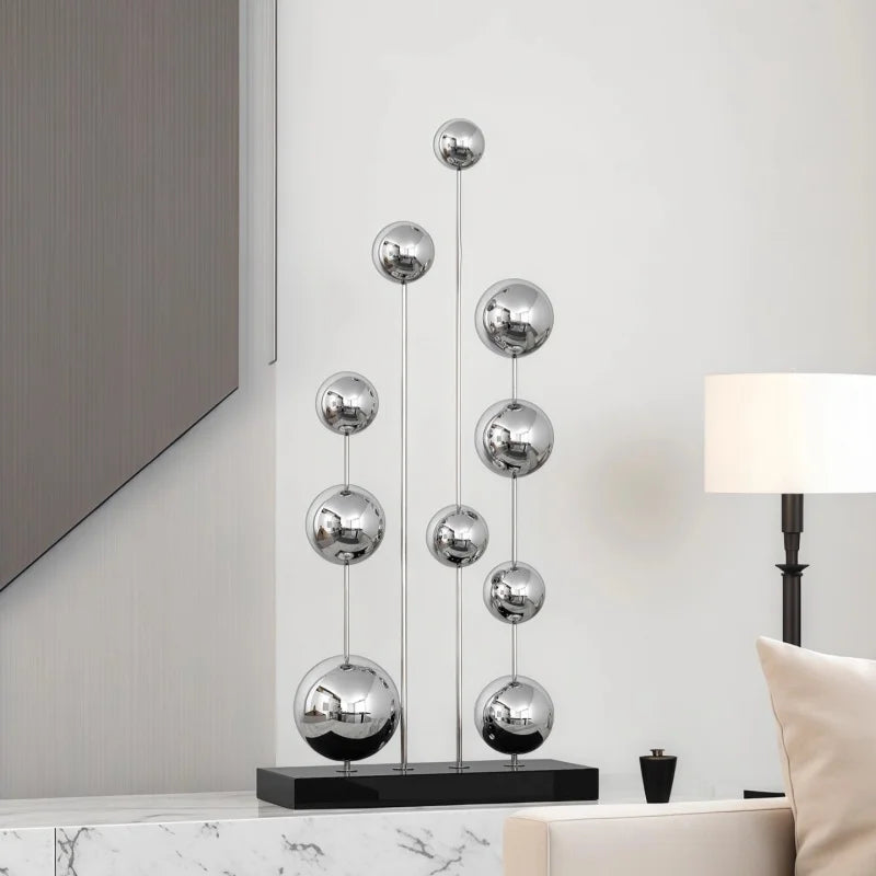 ArtZ® Mirror Orbit Stainless Steel Ball Sculpture