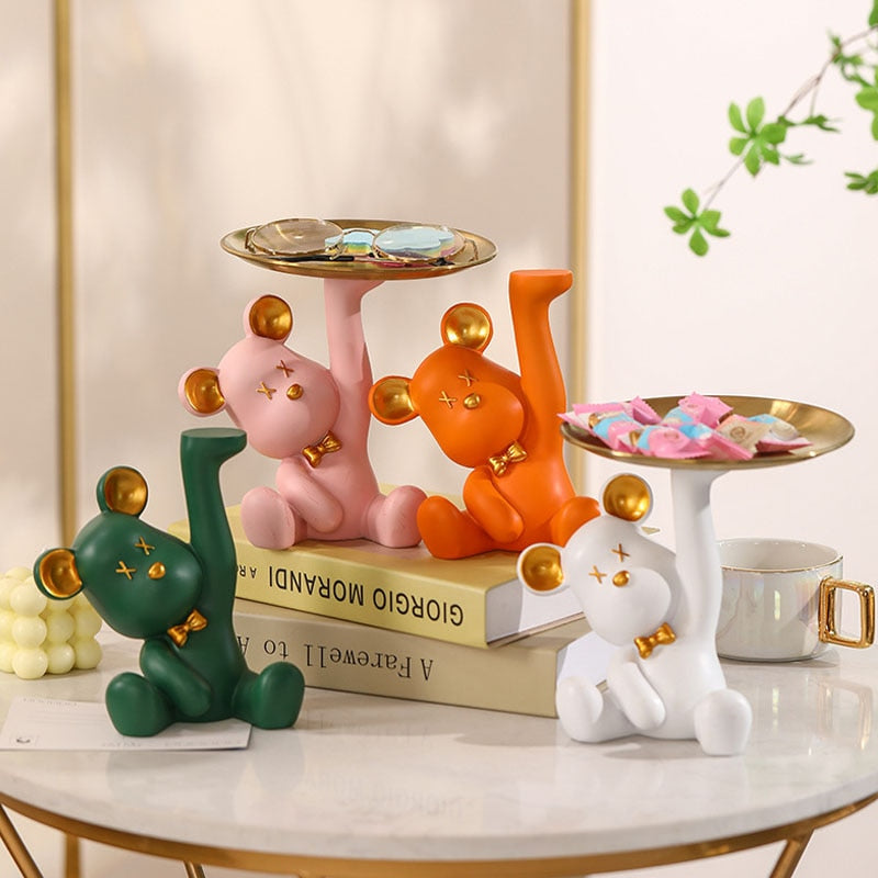 ArtZ® Bear Sculpture Table Tray