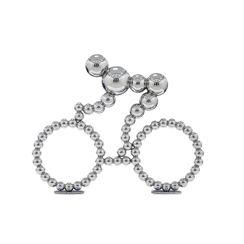 ArtZ® Stainless Steel Bubble Bike Sculpture