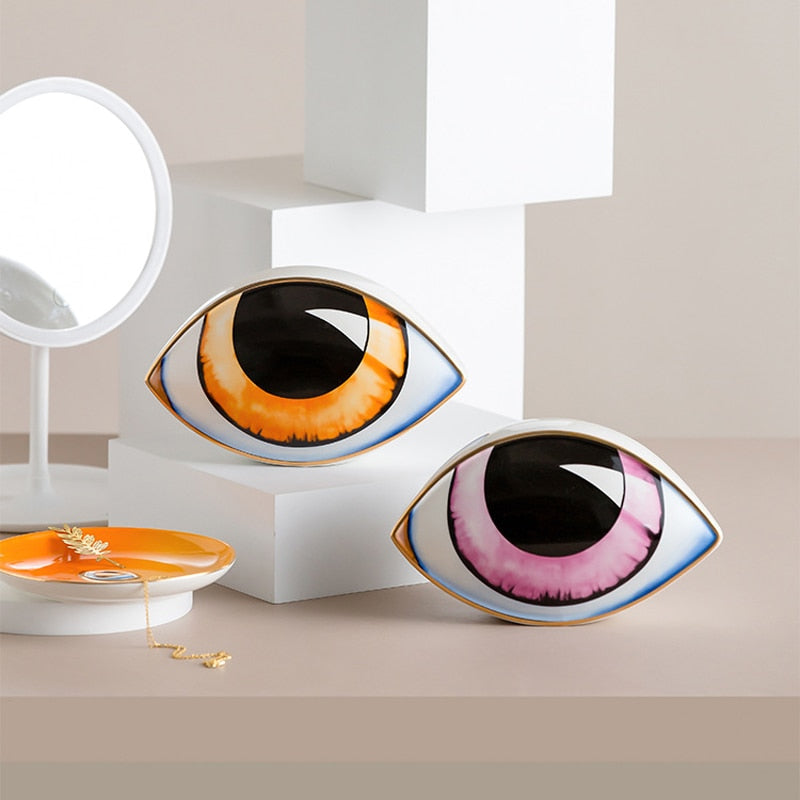ArtZ® Ceramic Eye Sculpture