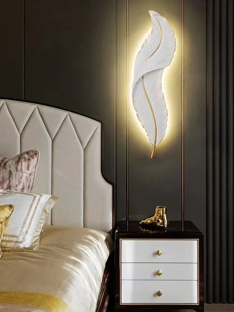 ArtZ® Nordic Feather Wall Lamp