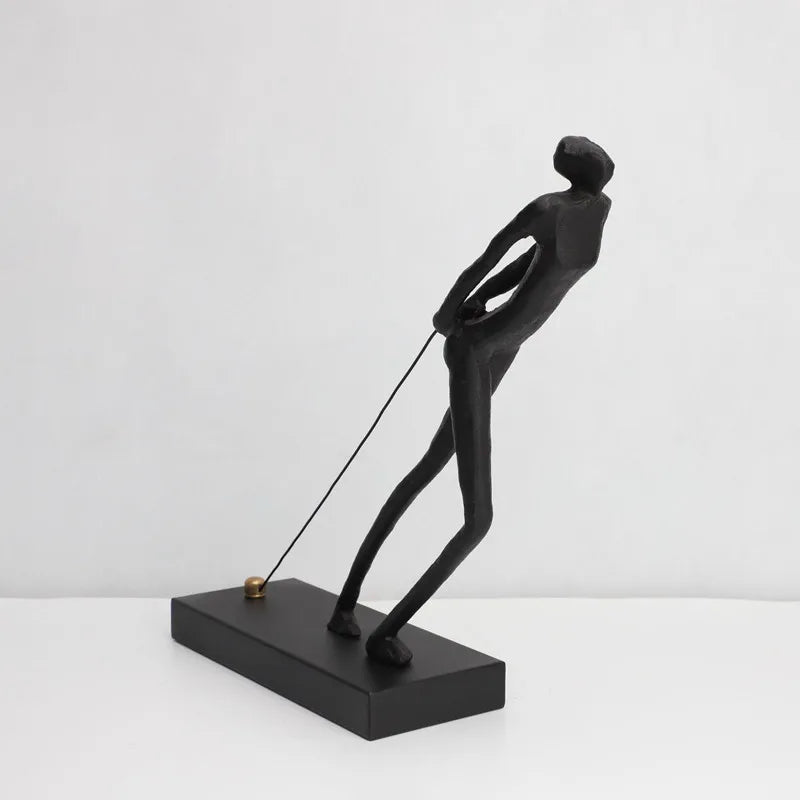 ArtZ® Bound in Motion Cast Iron Sculpture