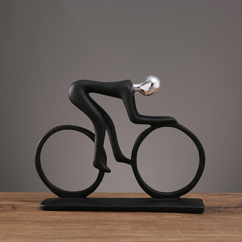 ArtZ® Nordic Abstract Cyclist Sculpture