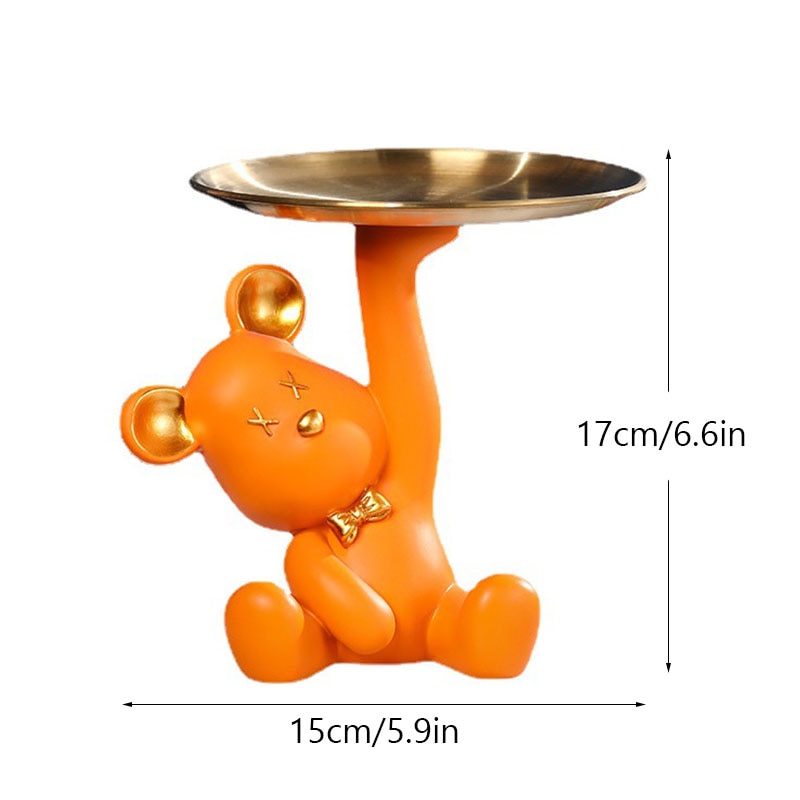 ArtZ® Bear Sculpture Table Tray