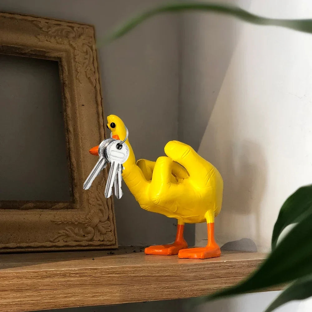 ArtZ® Duck With A Bad Attitude Sculpture