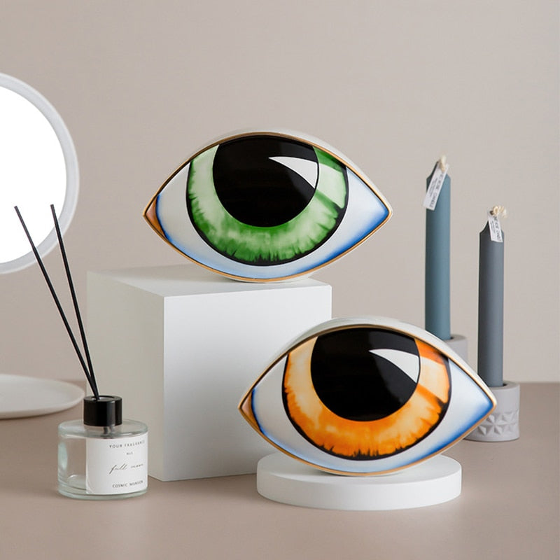 ArtZ® Ceramic Eye Sculpture