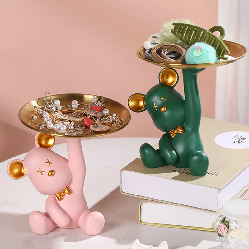 ArtZ® Bear Sculpture Table Tray