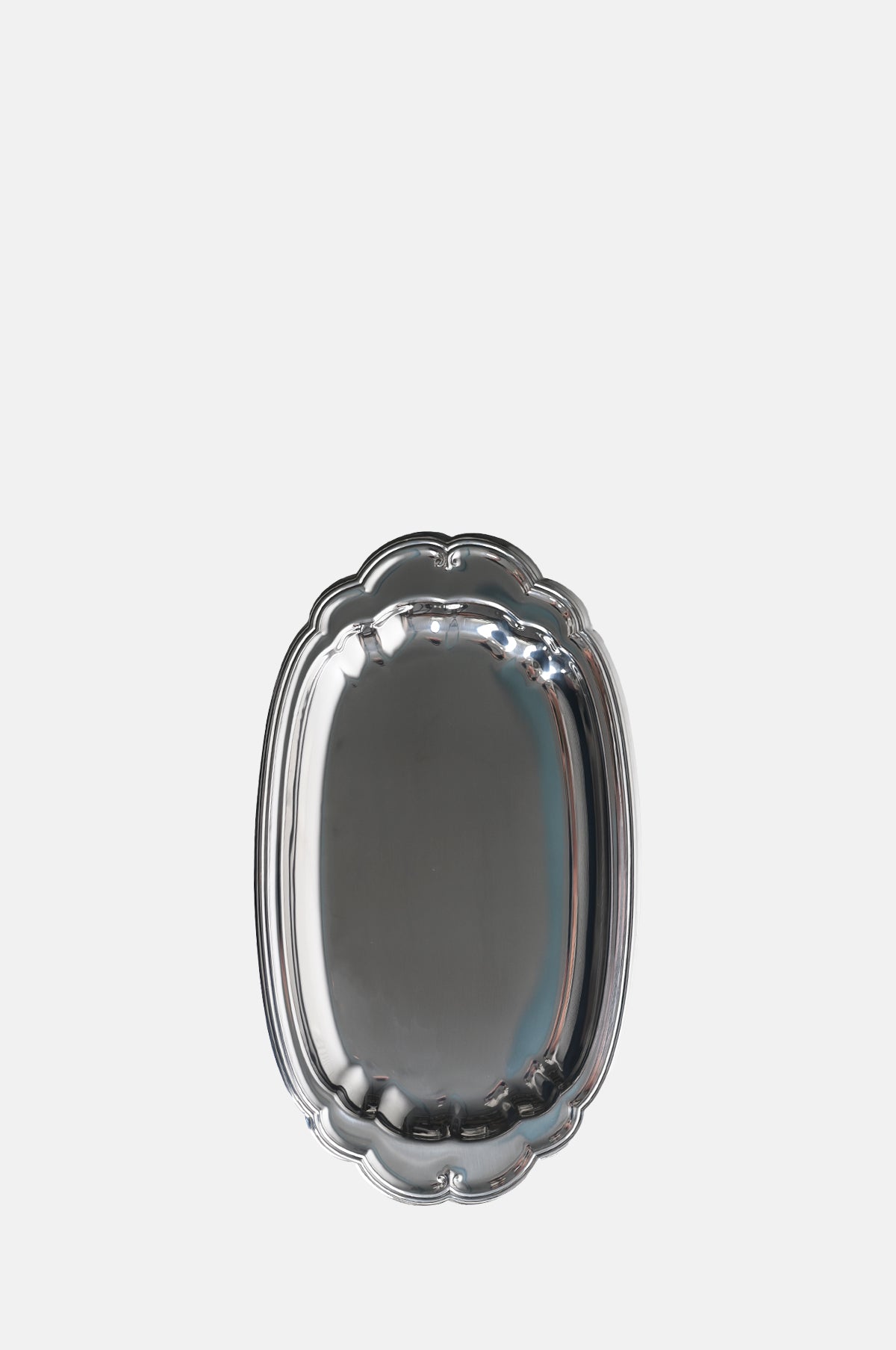 Scalloped Serving Tray Small