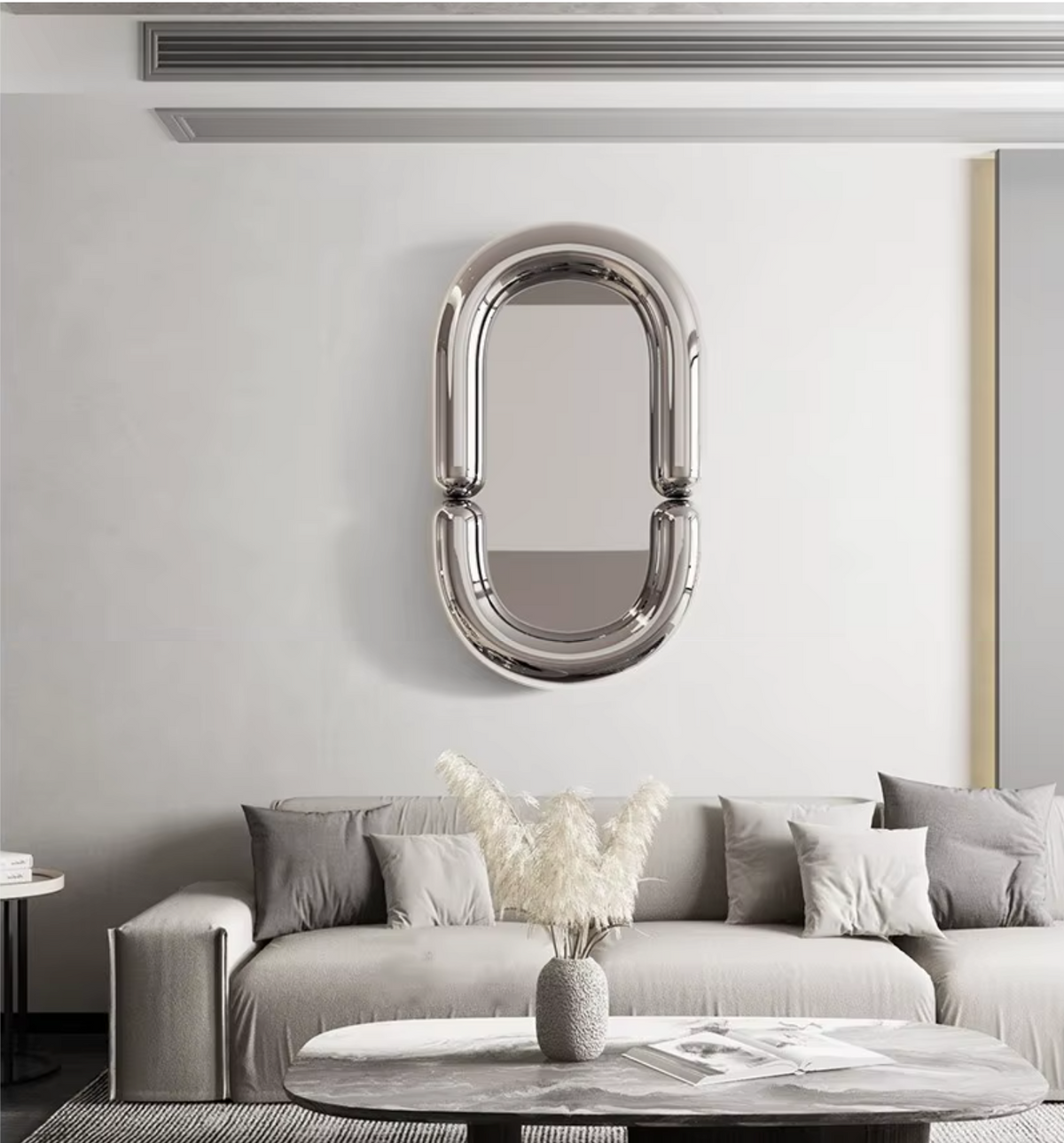 ArtZ® Opal Whirl Stainless Steel Hanging Sculpture