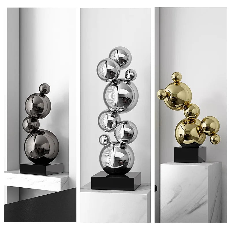 ArtZ® Stainless Steel Very Bubbly Sculptures