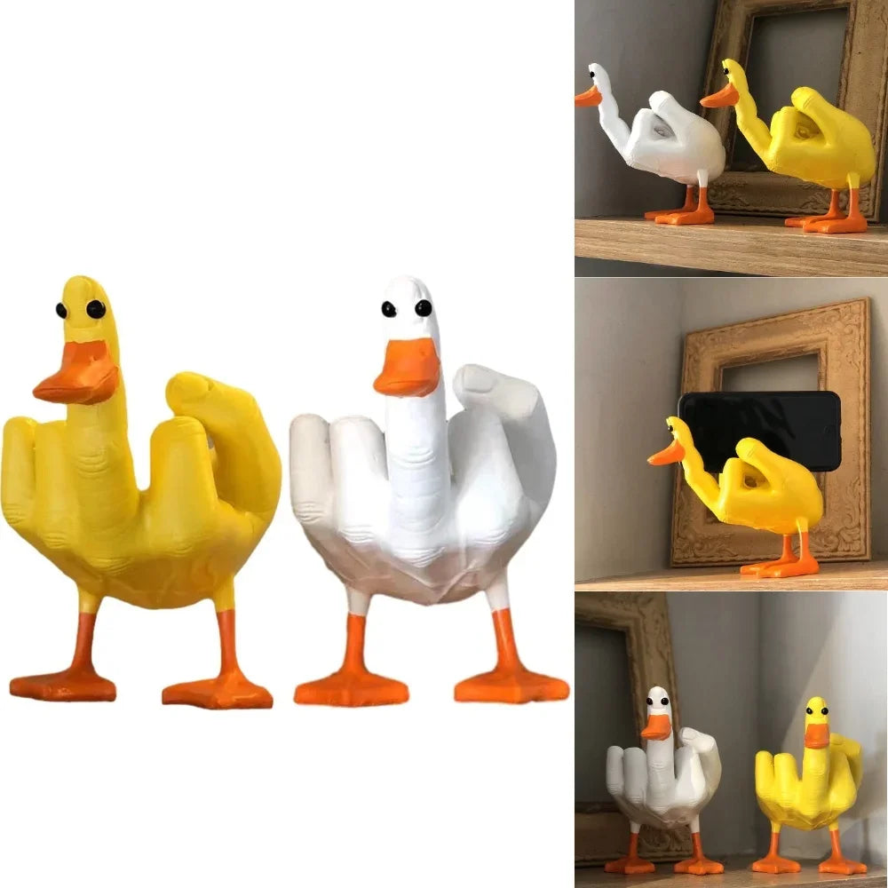 ArtZ® Duck With A Bad Attitude Sculpture
