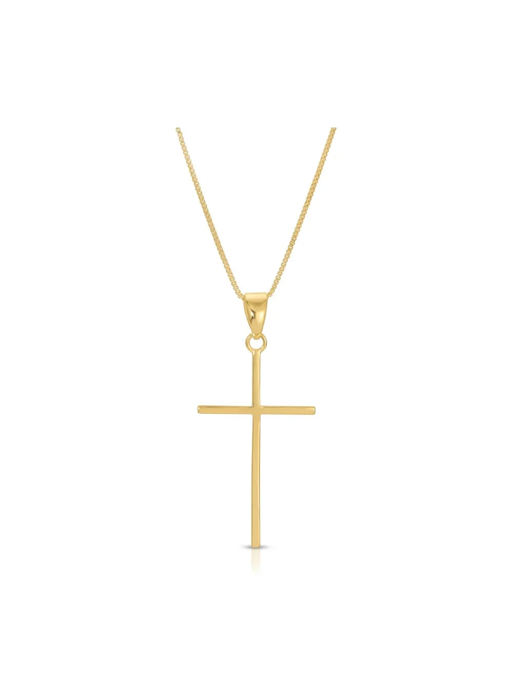 Men's Cross on Rope Chain