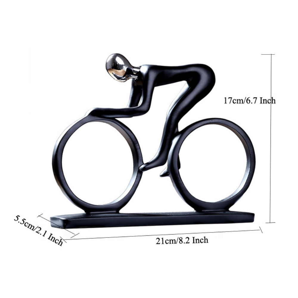 ArtZ® Nordic Abstract Cyclist Sculpture