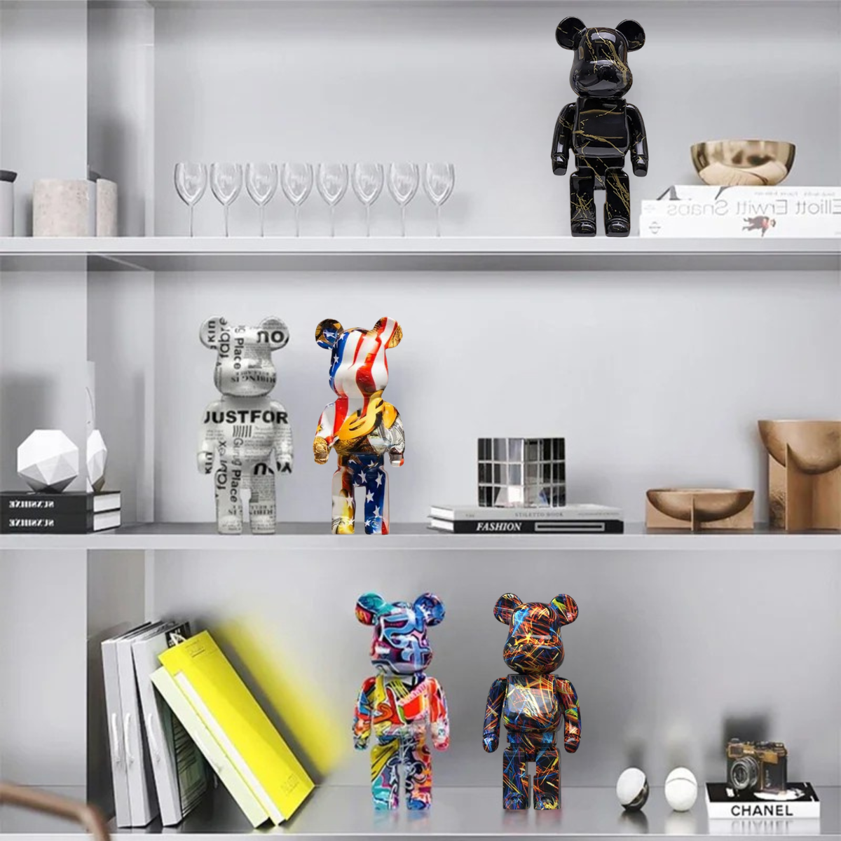 ArtZ® Graffiti Bear Sculpture
