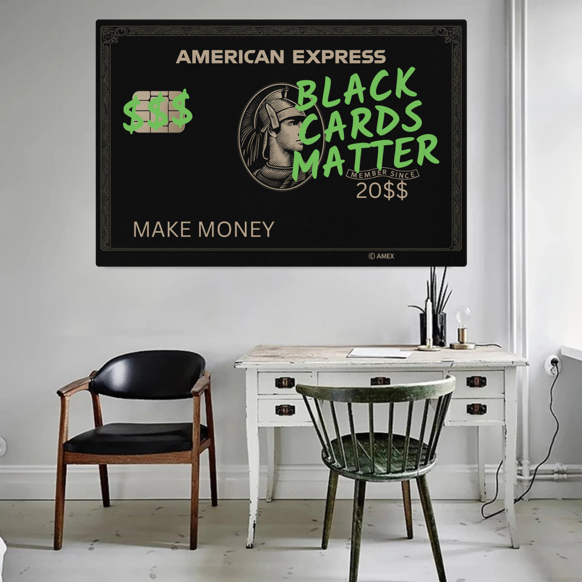 ArtZ® Black Cards Matter Painting