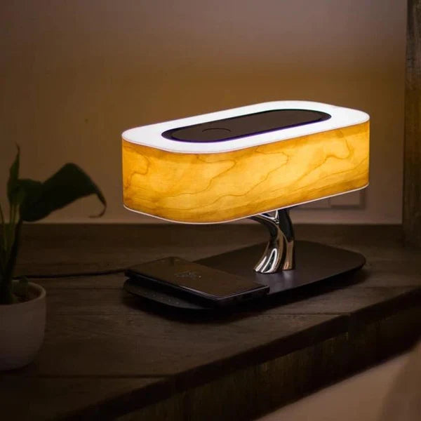 ArtZ® Cherry Wood Zen Table Lamp