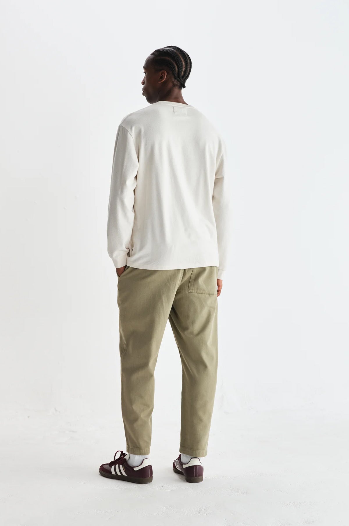 Hayden L/S Tee Jolt Ecru