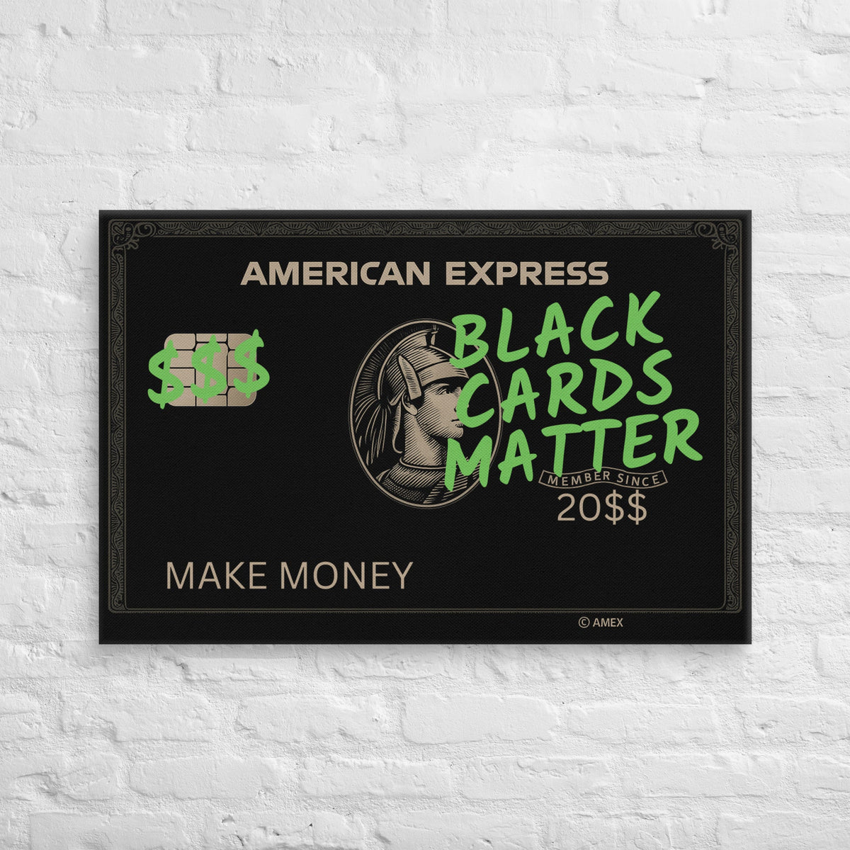 ArtZ® Black Cards Matter Painting