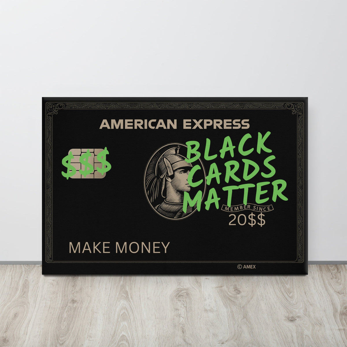 ArtZ® Black Cards Matter Painting
