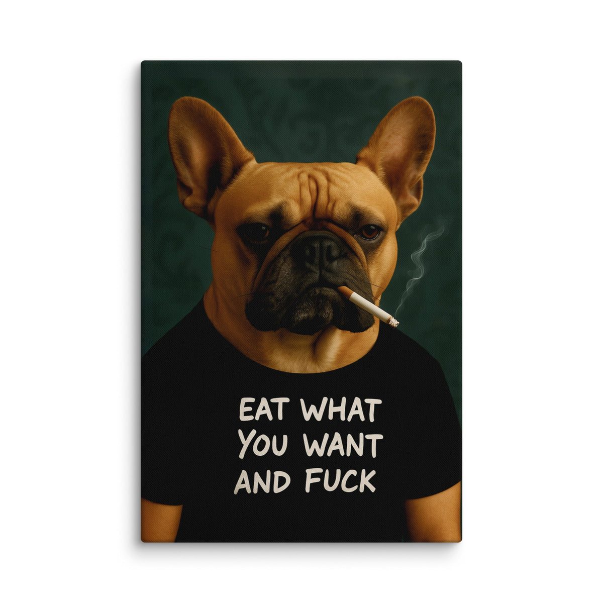 ArtZ® Frenchie With An Attitude Painting