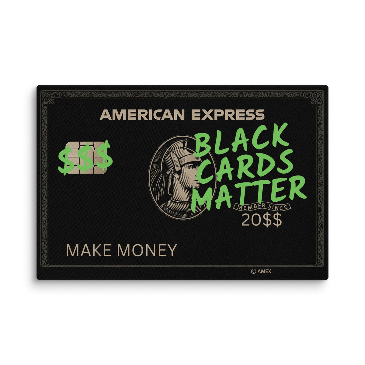 ArtZ® Black Cards Matter Painting